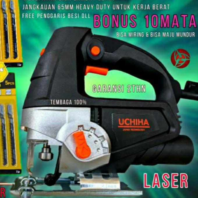 Miliki Mesin jigsaw merk UCHIHA 65mm  terlengkap