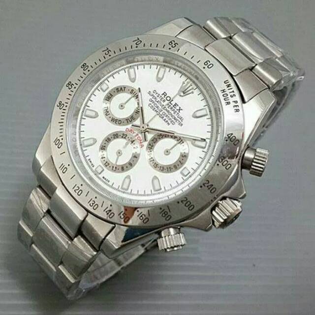 Jam tangan pria / fashion pria / cowok rolex dytona / rolex matic chrono aktif