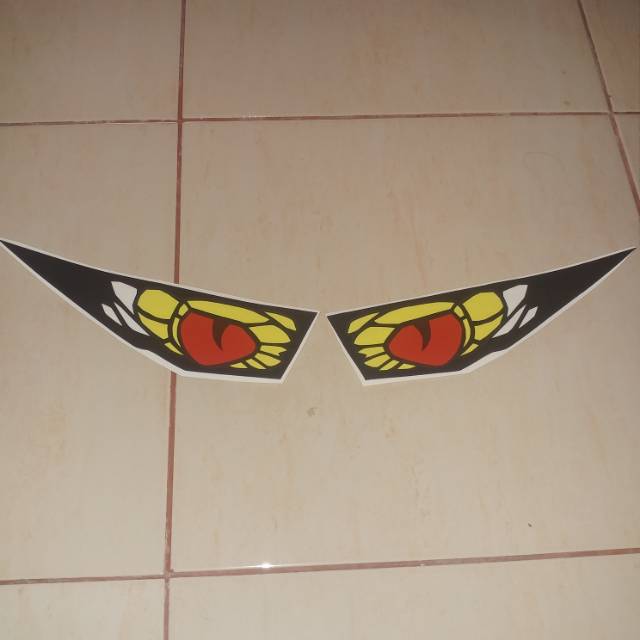 Stiker lampu vario 125 150 thun 2015-2017