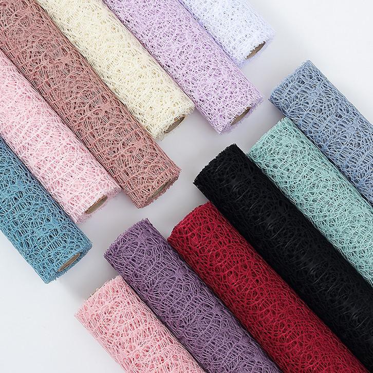 

9EH Kertas Bunga Wrapping Paper Roll - Korean Web (50 cm x 5 Yard) Z9 Laris`
