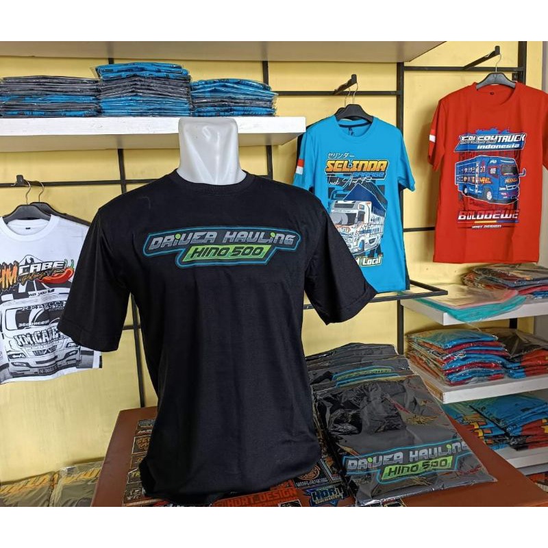 kaos truk, kaos trek driver Hauling Hino lohan 500