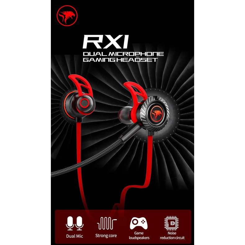 Headset Gaming Bass Plextone Xmowi RX1 Earphone