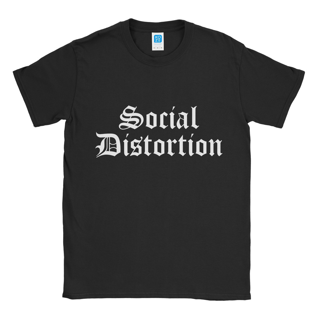 Baju Kaos Band Social Distortion Logo