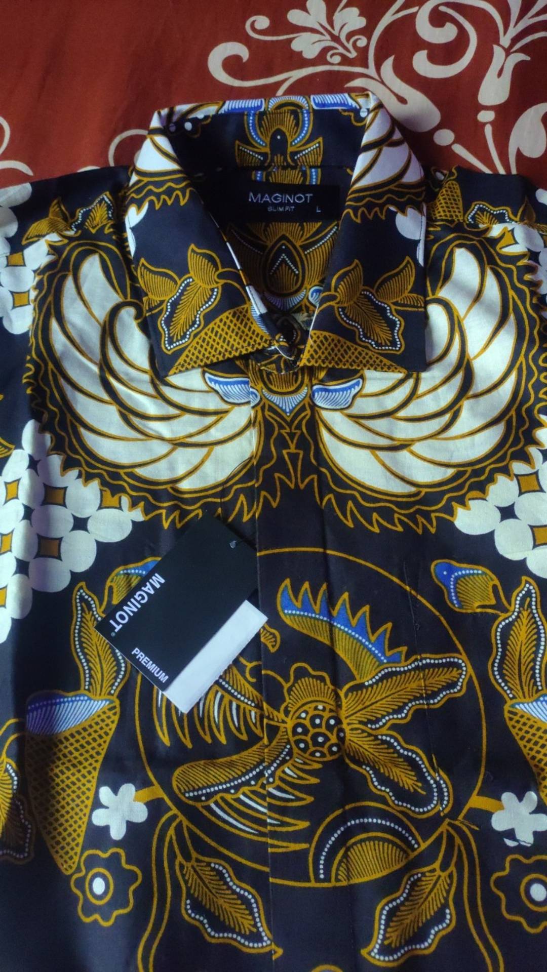 Maginot Kemeja Batik Pria Varena-ls Lengan Panjang