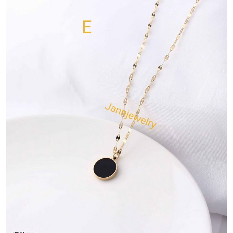 kalung titanium fashion anti karat&amp;alergi