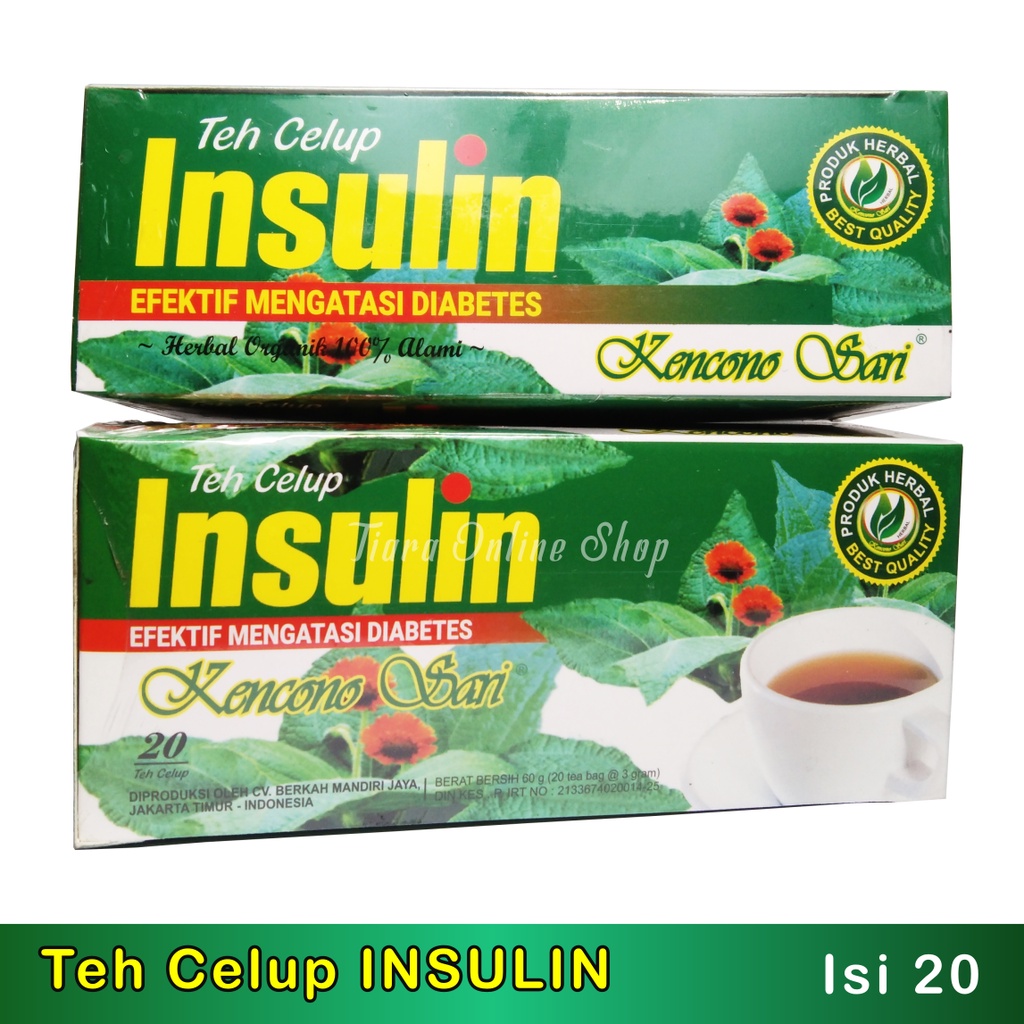 Teh Celup INSULIN mengatasi Diabetes Kencono sari Asli