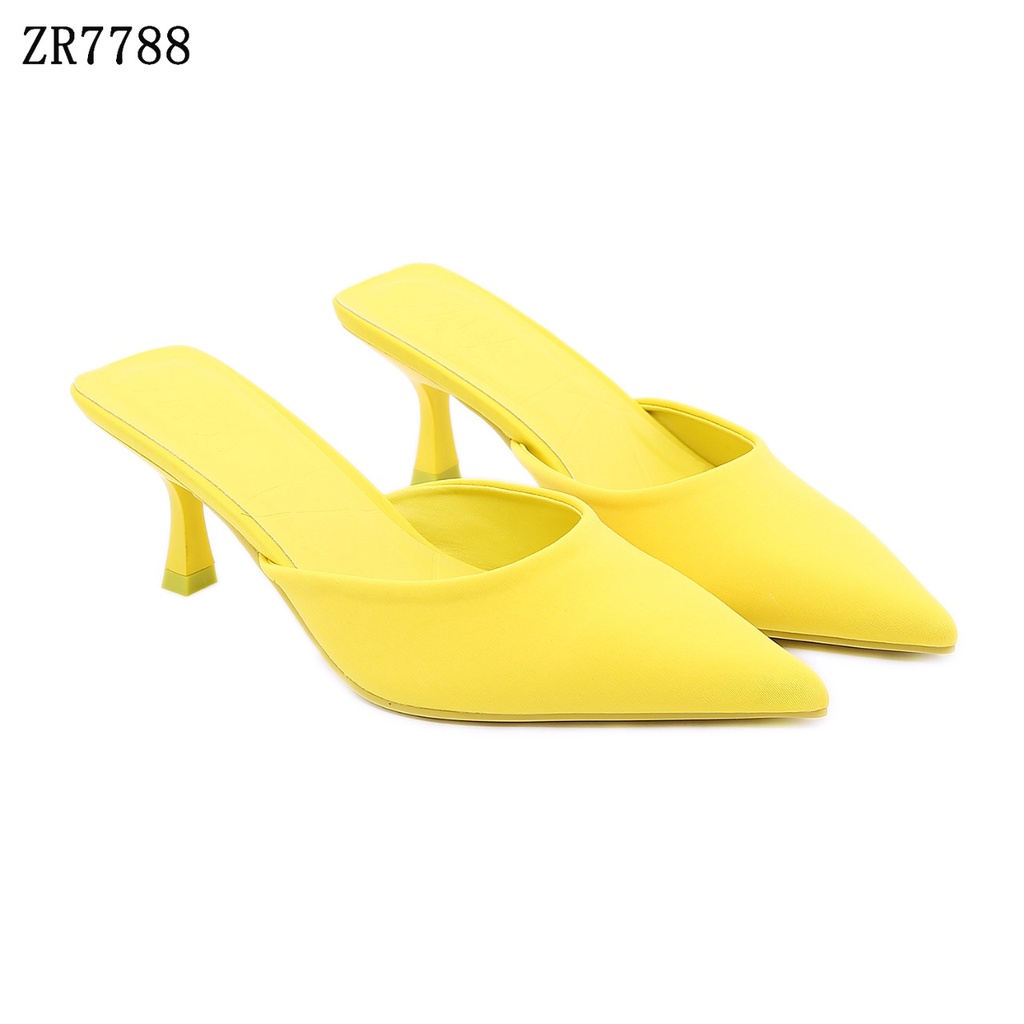 ZR Slingback Satin Heels #ZR7788