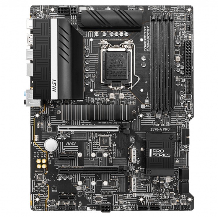 MOTHERBOARD MSI Z590-A PRO intel LGA1200 Z590 DDR4 - Rocket Lake