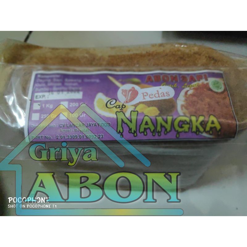 

Abon Sapi Cap Nangka manis 1kg