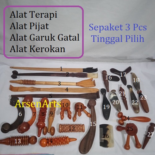 Berbagai Alat Pijat Alat Terapi Dijual Sepaket 3 Pcs Tinggal Pilih