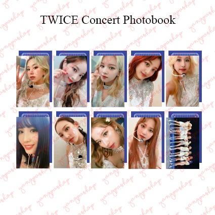 [READY / SET] TWICE CONCERT PHOTOBOOK PB TWIC PHOTOCARD FAN MADE UNOFFICIAL YANGPASHOP TW SANA TZUYU
