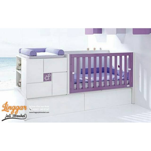 Box bayi minimalis modern baby box baby tafel baby crib box bayi duco white tempat tidur bayi bed