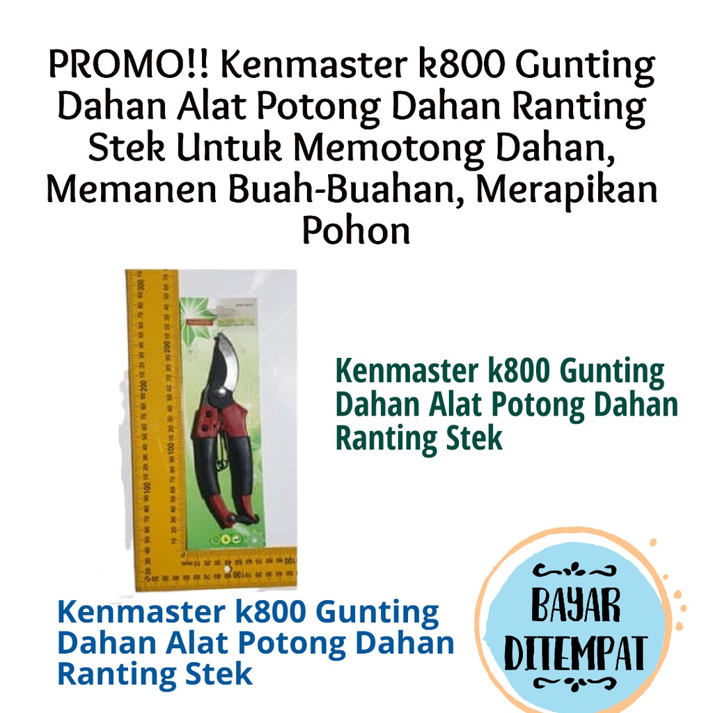 [NR] Gunting Dahan Ranting Alat Potong Dahan Ranting Kenmaster