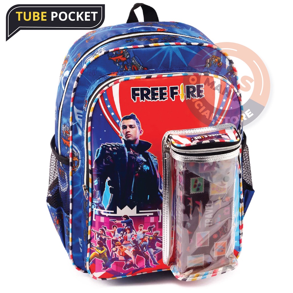 RTM - Tas Ransel Sekolah Anak RANSEL ANAK RANSEL MOBILE LEGEND , FREE FIRE , BOBOIBOY TAS ANAK TUBE