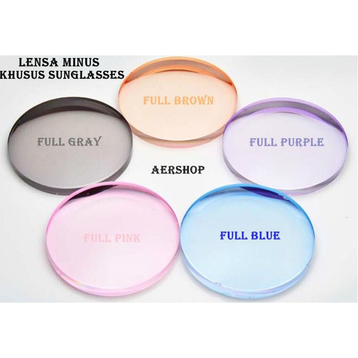 Lensa Minus / Lensa Warna / Lensa Kacamata Warna / Lensa Kacamata
