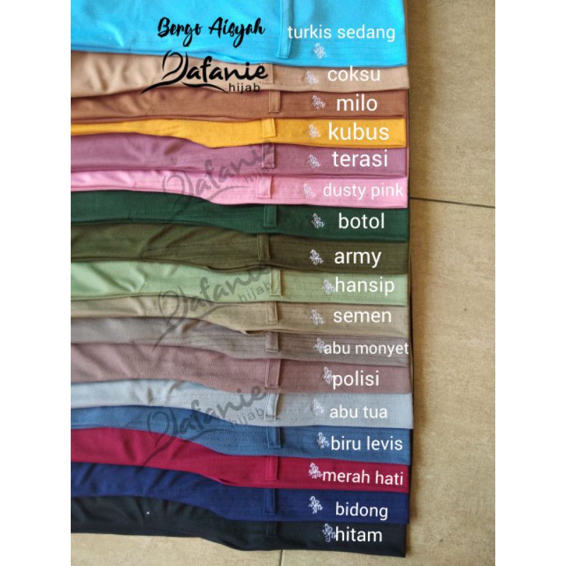 bergo aisyah M by rafanie hijab