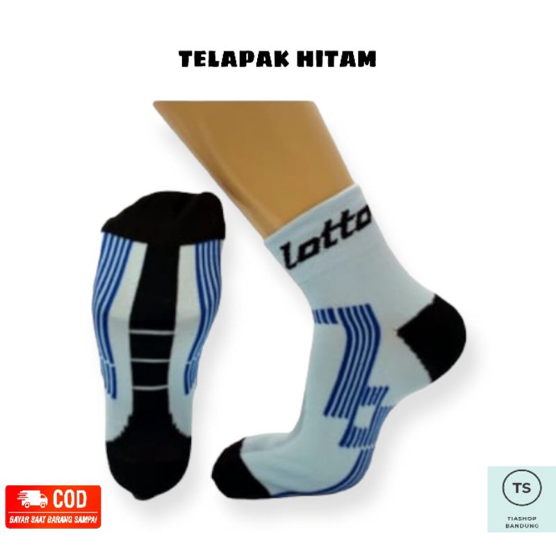 Kaos Kaki Olahraga Motif (LT) || Kaos Kaki Sport Pendek Pria dan Wanita