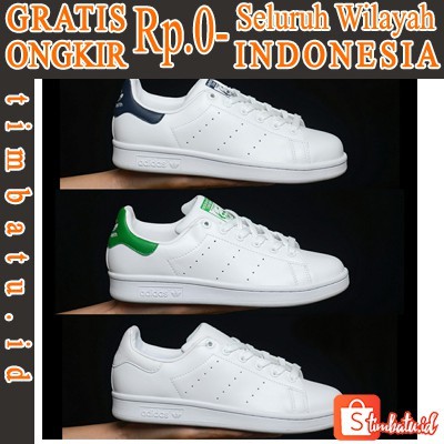 SEPATU ADIDAS STAN SMITH CASUAL STANSMITH GRADE ORIGINAL KETS PRIA WANITA