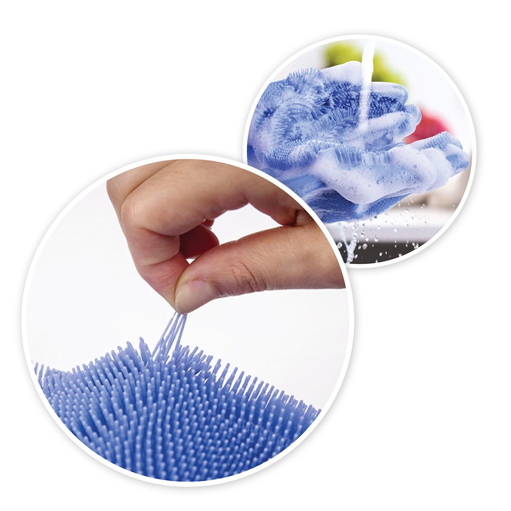 Multifunction Wash Gloves Sarung Tangan Latex Karet Household Cuci Piring