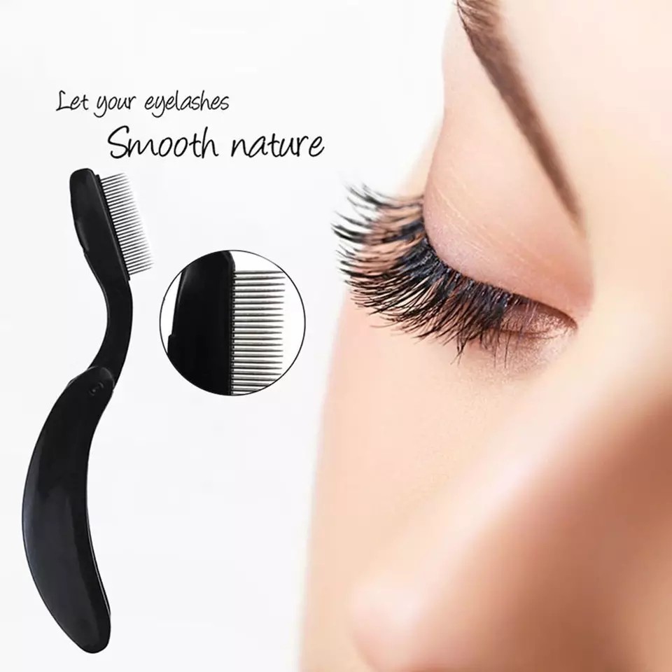 Sisir Bulu Mata Sisir Alis Eyelash Comb lipat multifungsi sisir aplikator mascara bulu mata F510