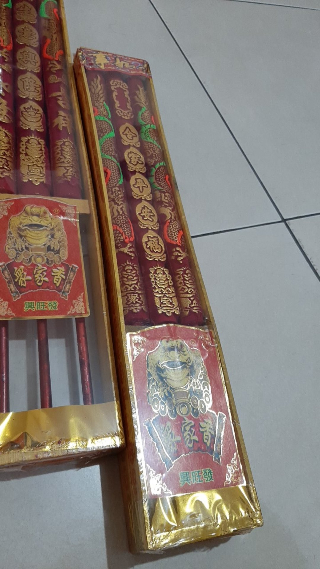 Hio Dupa Naga 3 Batang Ukuran 40cm | Sembahyang Tian Thi Kong