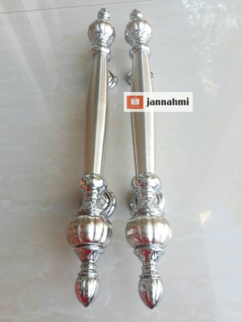 Promo handle pintu full kuningan solid berkualitas