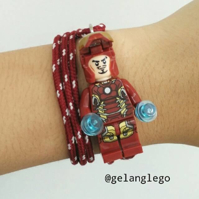 Gelang lego iron man