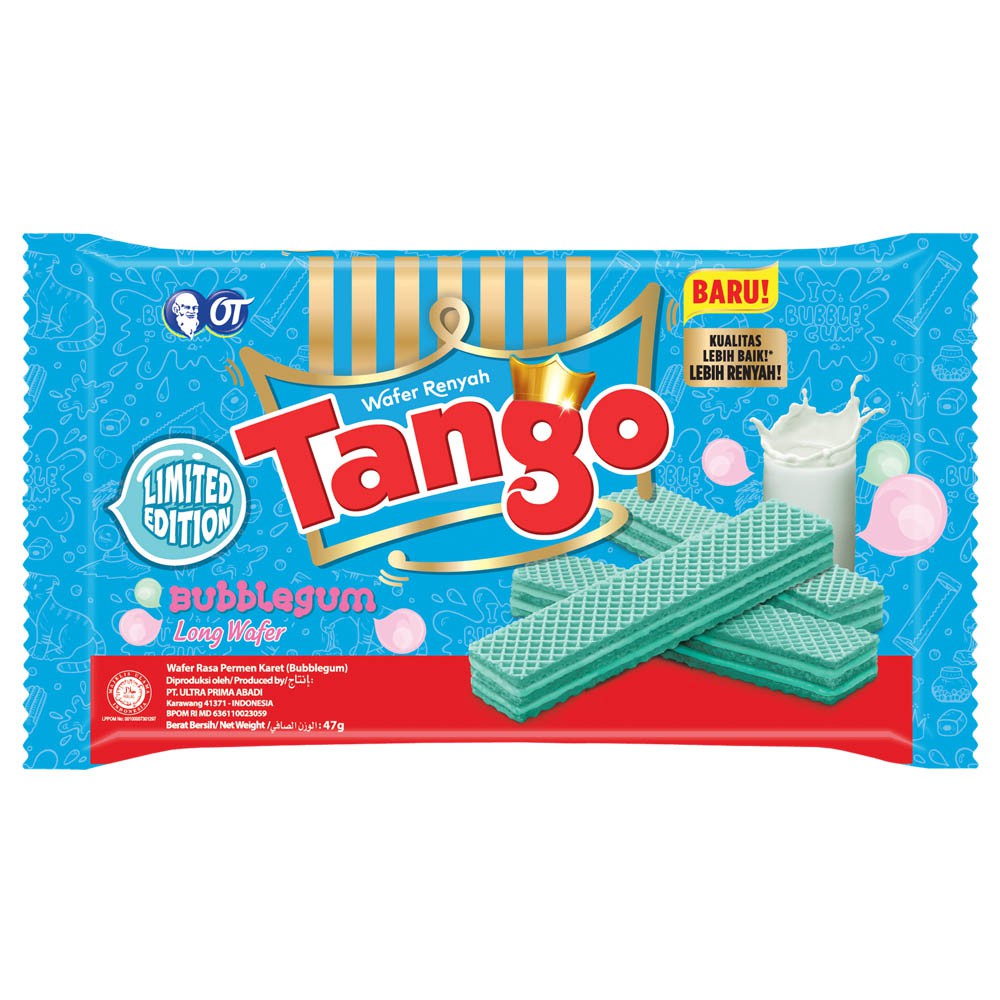 Tango Wafer Bubblegum  Isi 10 Pcs 47 gr