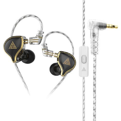 QKZ ZXD IEM Earphone Hifi Bass - With Mic - Dynamic Driver - Garansi Resmi 6 Bulan