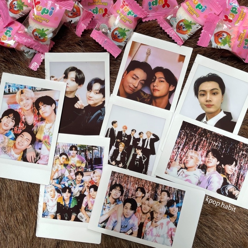 CETAK CUSTOM PRINT FOTO POLAROID INSTAX FUJIFILM PLAIN KPOP