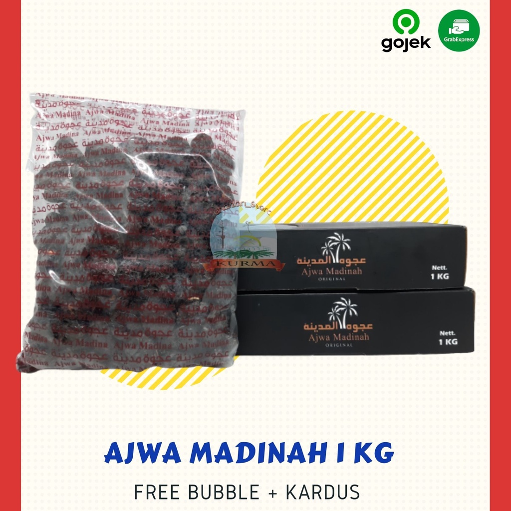 

Kurma Ajwa 1 Kg [ Super Besar ] | Kurma Nabi | Ajwa Madinah | Kurma Nabi Madinah Premium