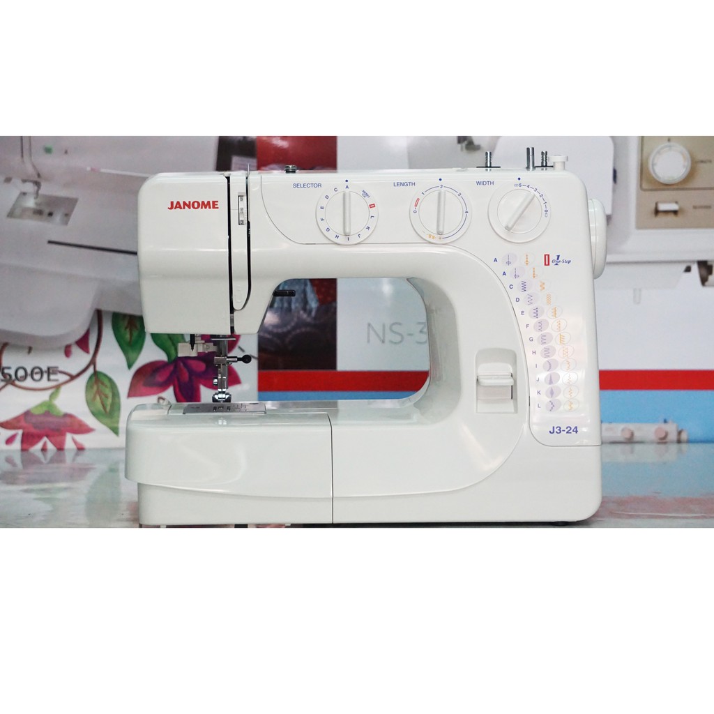 Janome series 24 (st-24 ct2480lx J3-24) mesin jahit portable kwalitas heavy duty