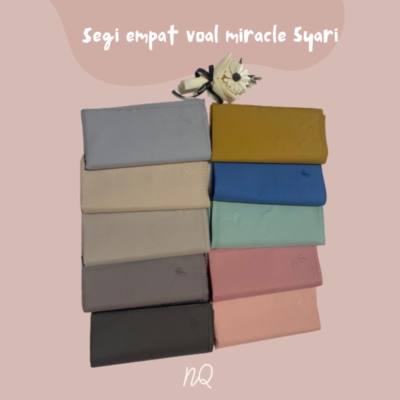 Hijab syari voal miracle lasercut