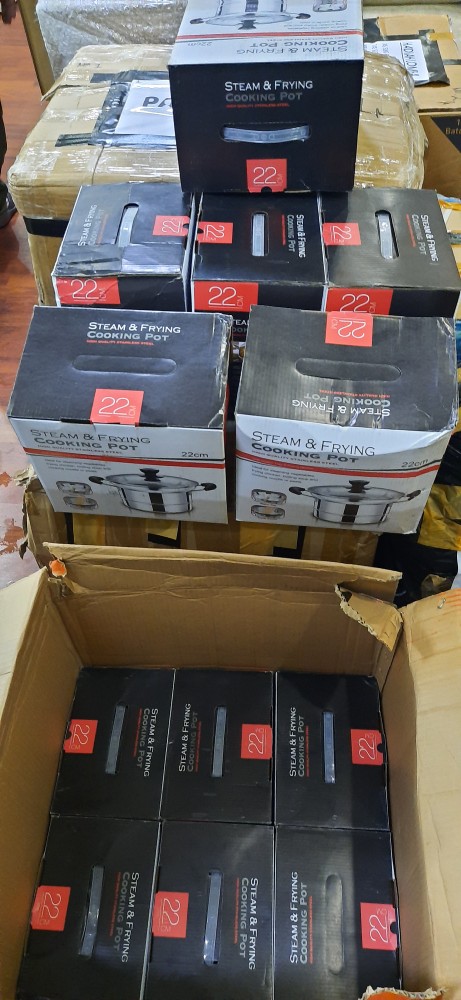 Panci 3 In 1 Goreng, Rebus, Kukus Panci Multifungsi Deep Fryer Multifunction Cookware