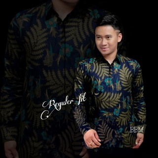 Batik Pria Lengan Panjang Batik Rezz Art motif Garuda Size M L XL XXL Reguler #1
