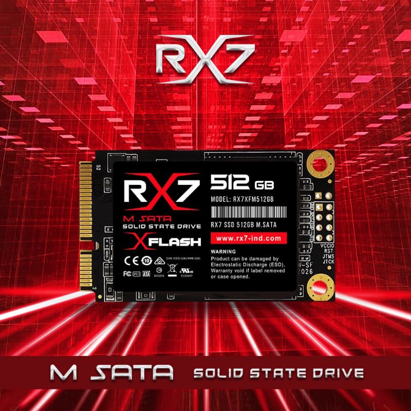 SSD MSATA / M.SATA / M SATA 512GB RX7