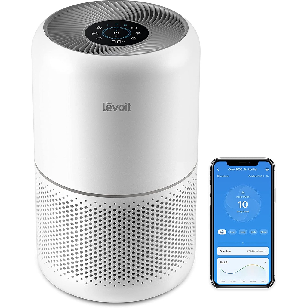 Levoit Core 300S Smart WiFi Air Purifier True HEPA H13 - Garansi Resmi