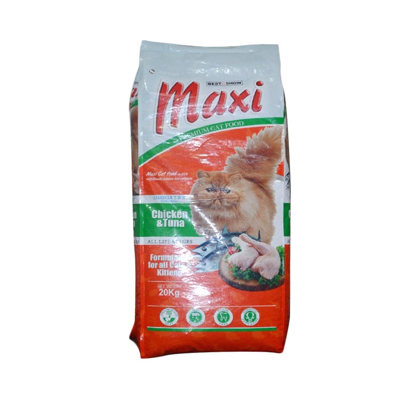 MAXI CAT FOOD 1kg / makanan kucing repack / pakan hewan / dray food / cat food