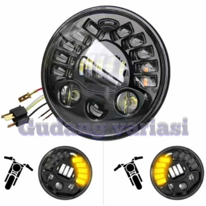 Lampu Projector Daymaker Cobra Predator 5.75 Inch 16 Led Terbaru