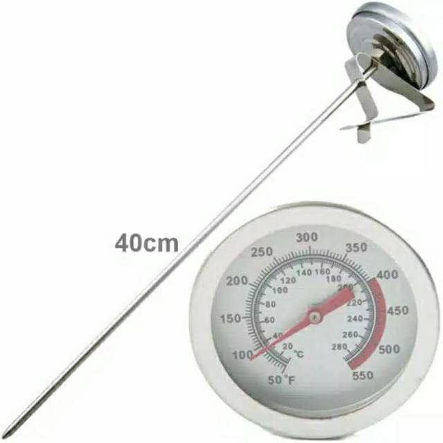 THERMOMETER MASAK MEKANIK UKUR SUHU PANAS MINYAK GORENG DEEP FRY