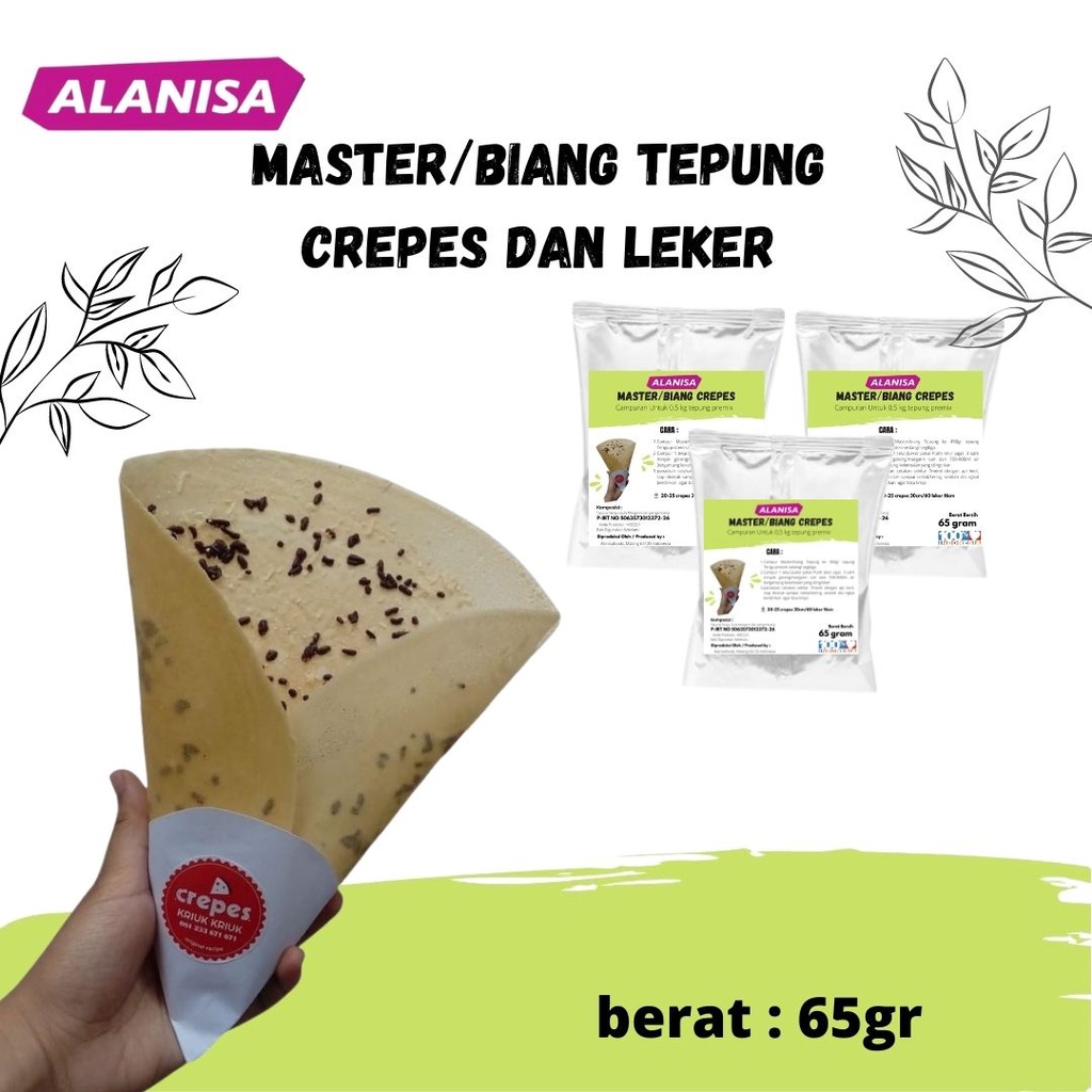 

MASTER CREPES 65GR SUPER PRAKTIS!!
