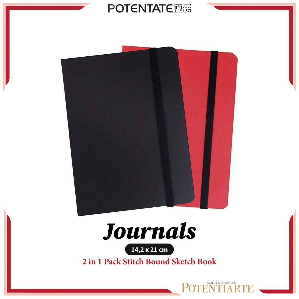 

Buku Sketsa Potentate Travel Journal 14,2x21cm Stitch Bound Sketchbook