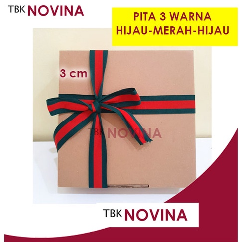 [ 1 meter] PITA NATAL / MERRY CHRISTMAS / PITA 3 WARNA