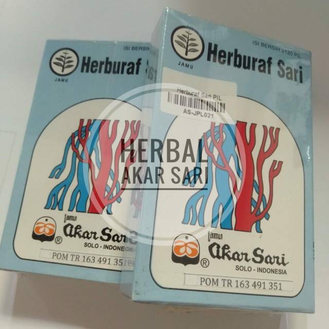 

Akar Sari - Herburaf Sari Pil - Jamu Penenang(Urat saraf)