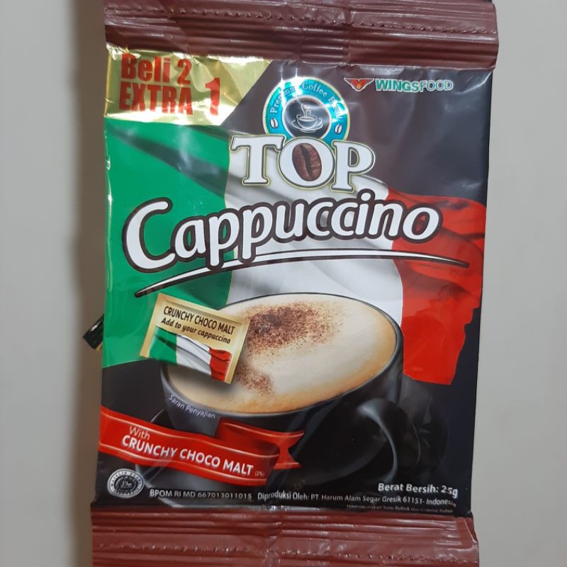 

Top Coffee Cappuccino Sachet 25 gr
