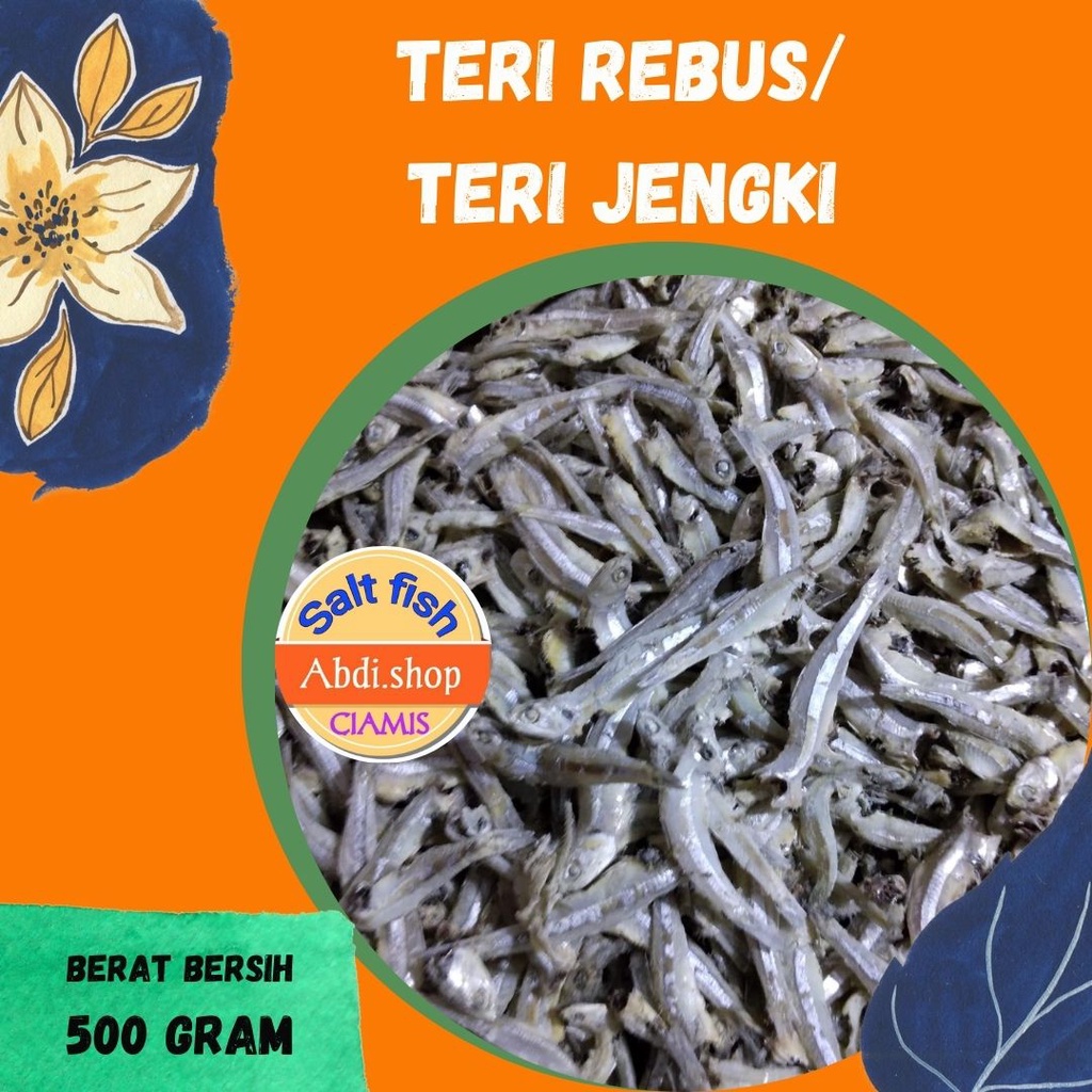 

ikan asin teri jengki / teri rebus asin 500gr murah