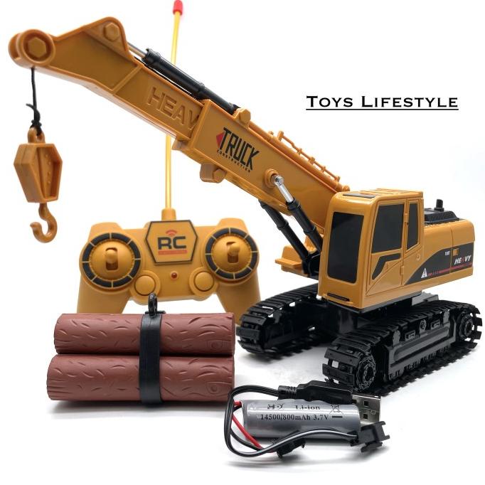 Mainan Anak RC Remote Control Excavator / Remote Kontrol Eskavator