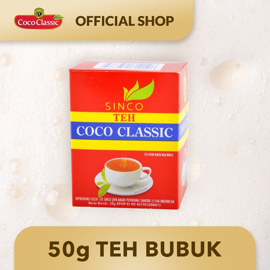 

Teh Coco Classic Bubuk Aroma Vanilla isi 50g