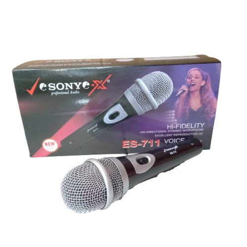 MIC KARAOKE VE SONY EX ES-711 MICROPHONE KABEL SONY MIC SONY ES-711