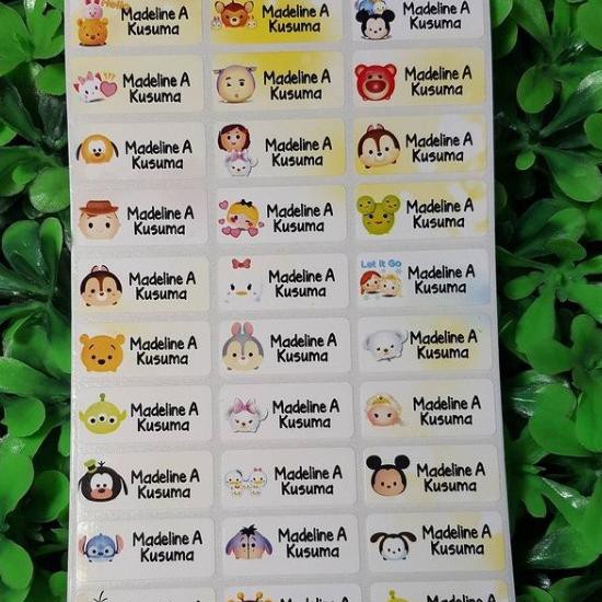 

L4gi.dizcon LABEL NAMA STICKER NAME ANTI AIR WATERPROOF TSUM TSUM |E|4N0|09 !!!!